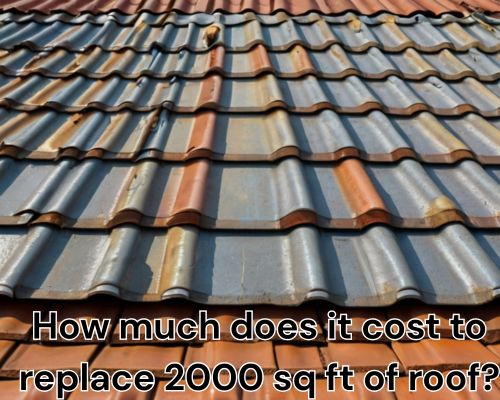 a 2000 sq ft roofing to be worked on