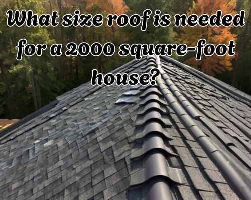 large roofing installed