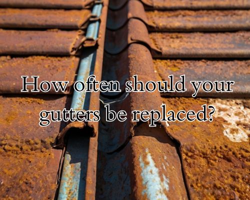 rusty guttering system