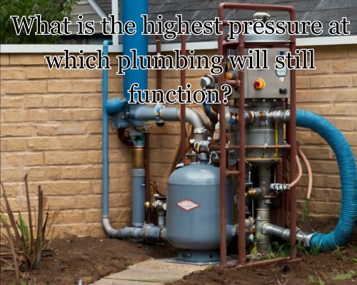 water pressure piping